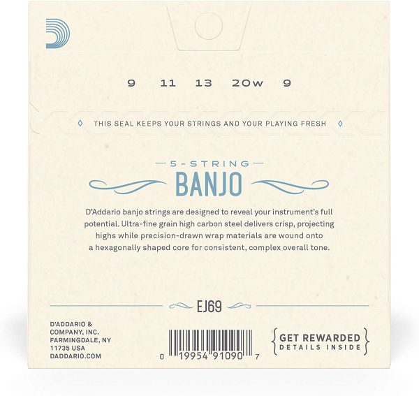 D'Addario EJ69 Banjo Strings - Image 3