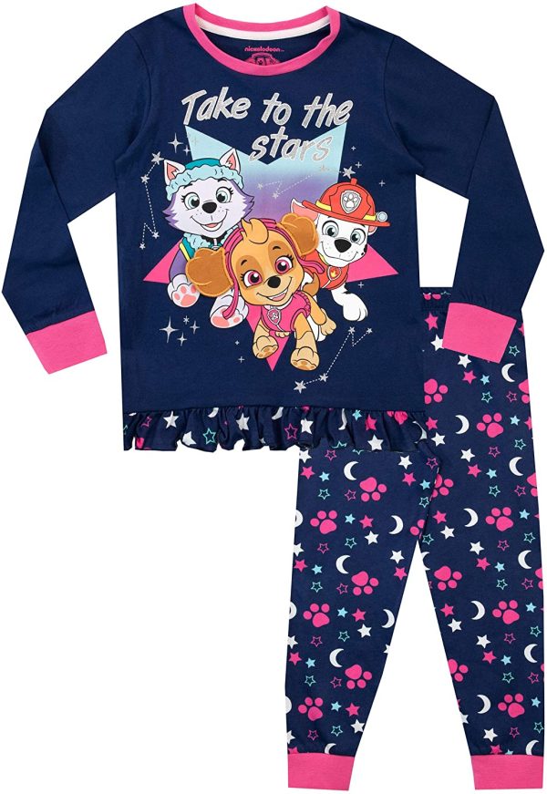 Paw Patrol Girls Skye and Everest Pyjamas - Image 2