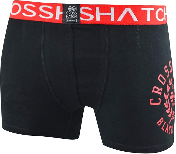 Crosshatch Mens Boxers Shorts (5 Pack) Multipack Underwear Gift Set Colour Mens Trunk Boxers