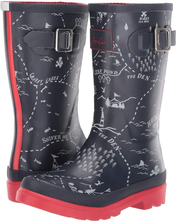 Joules Kids' Jnr Welly Print Rain Boot