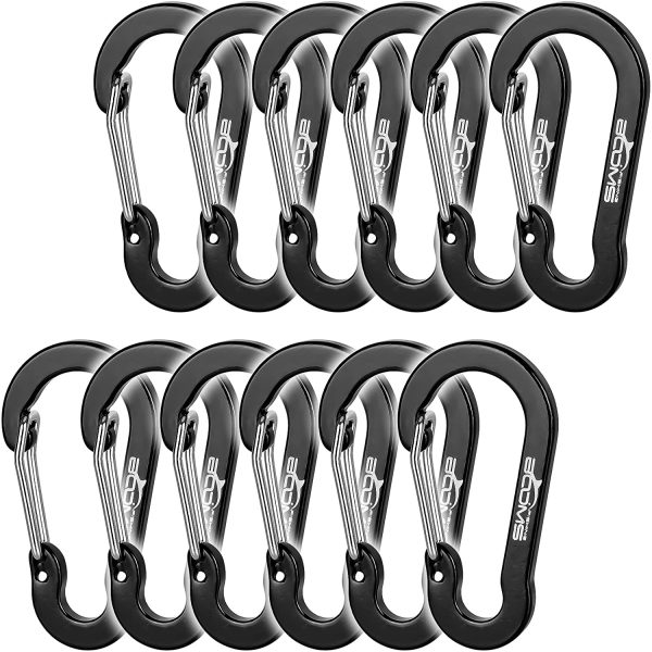 Booms Fishing CC1 Multi-Use Carabiner Clips For Key,Fishing,Camping,Outdoor sport,Daily life - Image 4