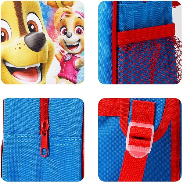 Paw Patrol Kids Childrens Backpack School Rucksack Travel Bag Boys Girls with side mesh pocket - Image 7