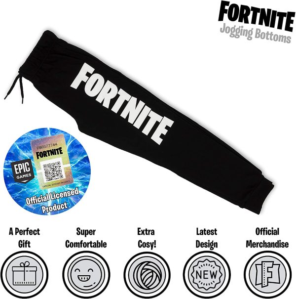 Fortnite Boys Tracksuit Bottoms, Joggers for Kids, Official Merchandise - Image 6