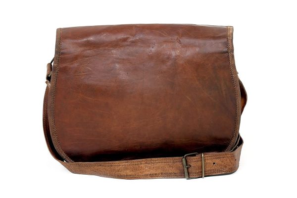 Beautifully Handmade Genuine Goat Leather Satchel Sling Shoulder Bag