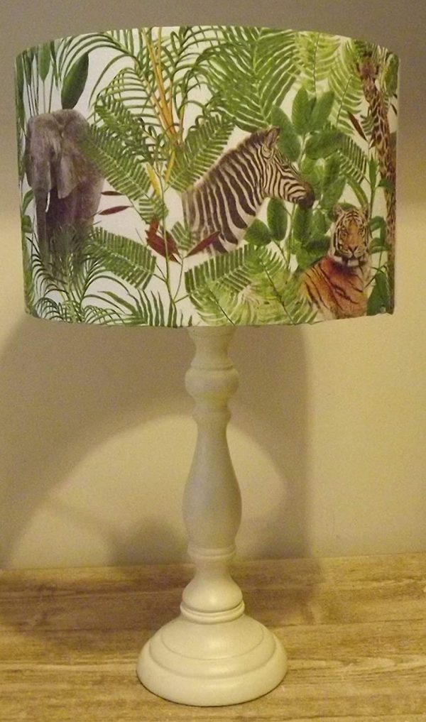 Jungle Animal Lampshade,Zebra, Tiger, elephant, Giraffe