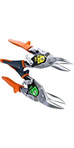 Aviation Tin Snips Right & Straight Cut