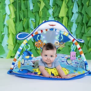 disney baby bright starts playmat play gym