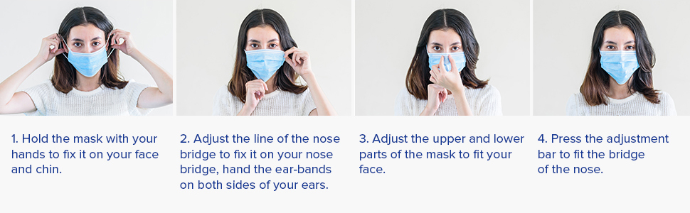 how to wear a face masks