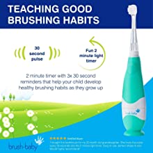  Brush-Baby BabySonic Electric Toothbrush for Babies & Toddlers