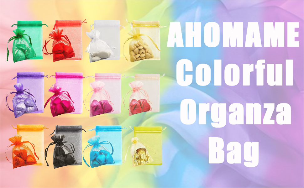 Colorful Organza Party Favor Bag
