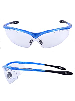 clear sports safety glasses sunglasses transparent for men ladies women black squash cricket safety