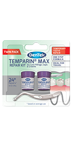 Dentek Temparin Max Dental Repair Kit Twin Pack