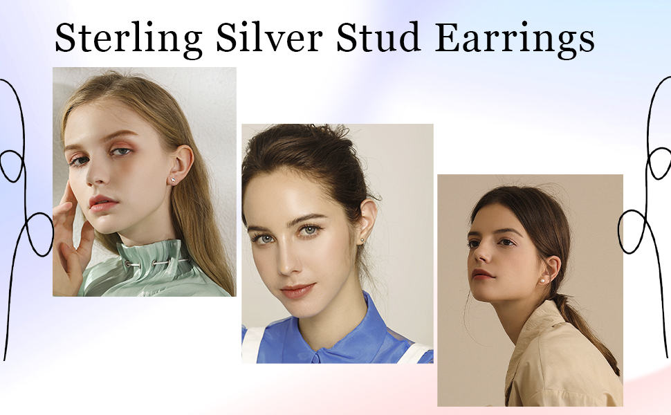 Sterling Silver Stud Earrings