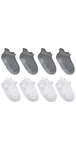 Summer Socks Baby Non Slip Socks Toddler Anti Skid Socks for Boys and Girls 8 Pairs