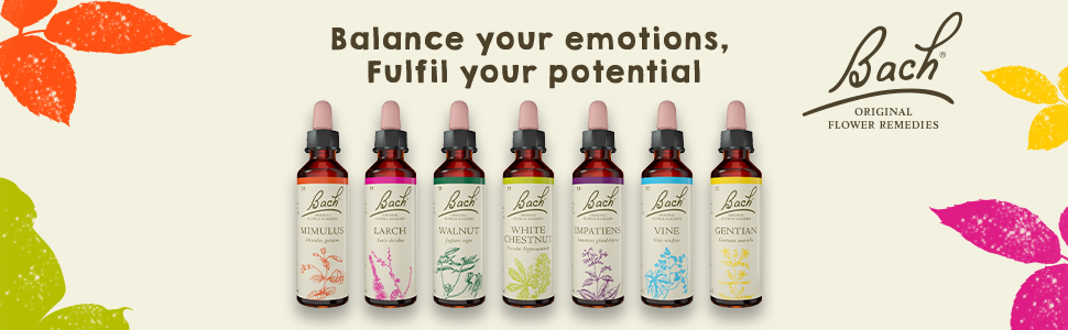 Bach Original Flower Remedies - 38 natural flower essences offering a unique choice for all.