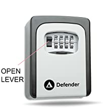 defender masterlock wall mounted combination large key safes