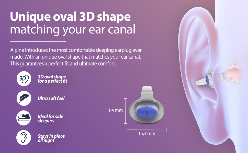 SleepDeep has a unique oval 3D shape that matches your ear canal - B097YQLX6K