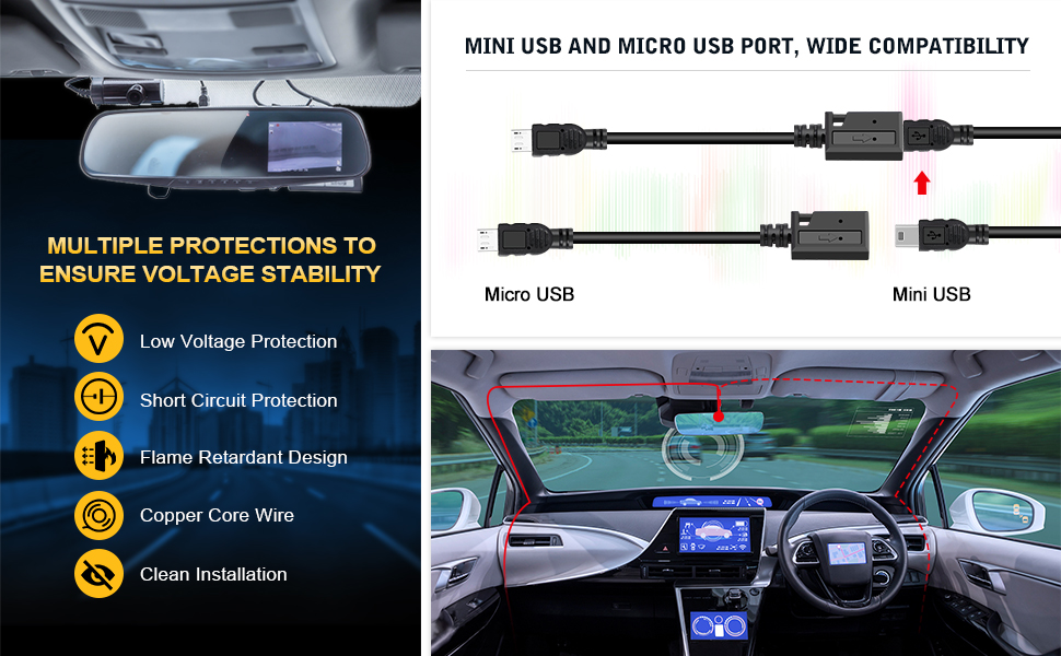 Dash Cam Hardwire Kit