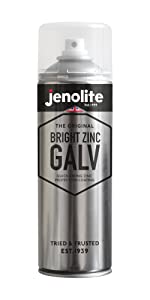 Jenolite Bright Zinc Galv - 500ml