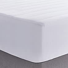 silentnight quilted mattress protector with skirt