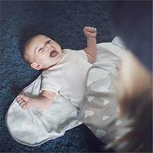 Baby swaddle open