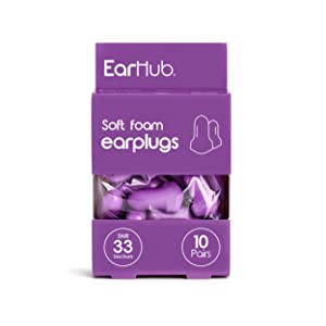 Earhub foam earplugs packshot 