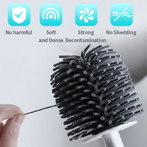 silicon toilet cleaning brush bathroom storage & organisation toilet brushes toilet brushes holders 