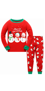 kids Christmas pjs