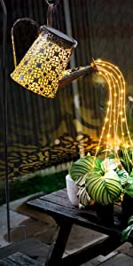 Large Watering Can Solar Lights