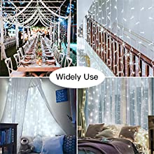 white window lights 3m x3m xmas curtain lights gazebo lights waterproofoutdoor indoor