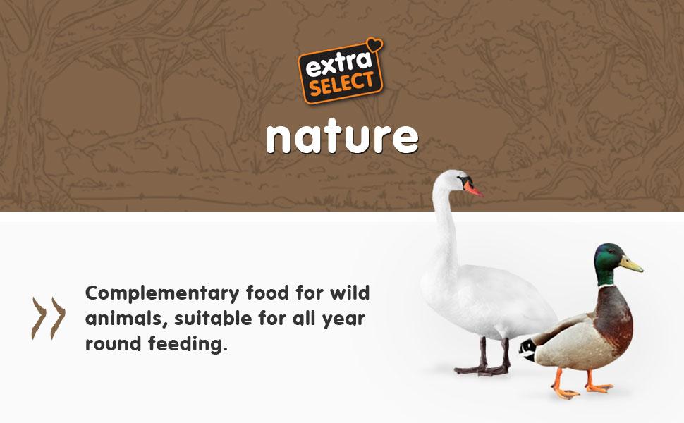 extra select nature swan and duck food