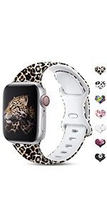 leopard strap for apple watch