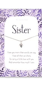 sister necklace