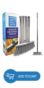 Long Handled Broom (Grey)