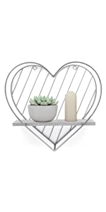 heart shelf