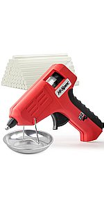 10W Mini Hot Glue Gun with 50 Piece Glue Sticks