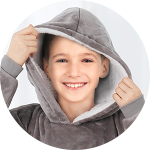 Blanket Hoodie for Kids