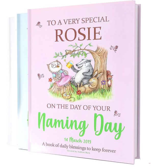 Personalised Naming Day Gift Book of Daily Blessings for Children, Keepsake, Naming Ceremonies - Image 9