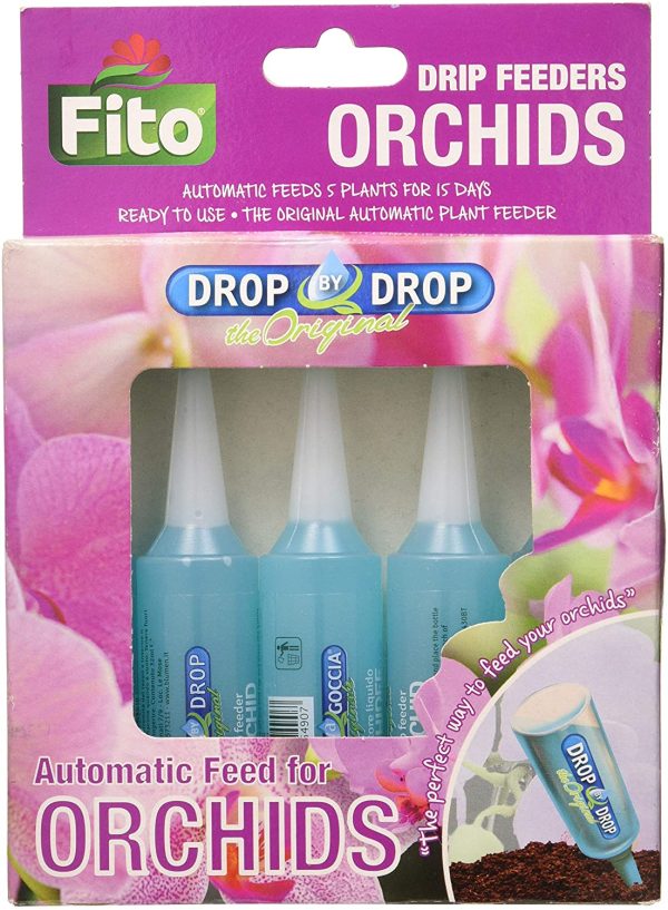 FITO Citrus Plant Drip Feeder,160 ml (5x32ml), Yellow, 13.5x2.8x18.5 cm & Orchid Drip Feeder, 160 ml, Blue, 13.5x2.8x18.5 cm - Image 2