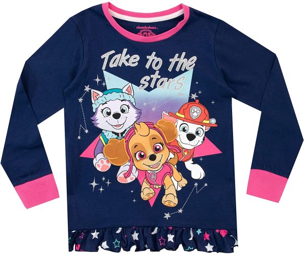 Paw Patrol Girls Skye and Everest Pyjamas - Image 3