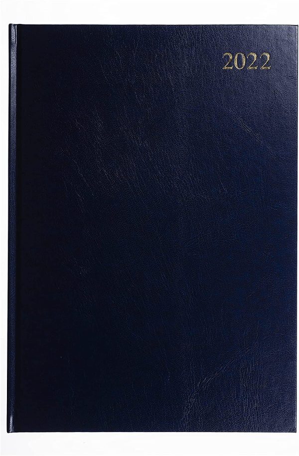 Essential A5 Week to View 2022 Diary - Blue - Image 2