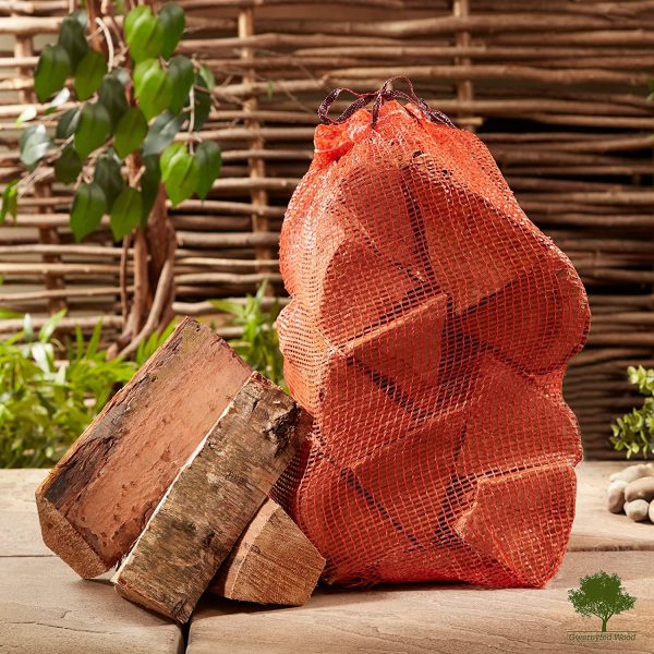 Hardwood Firewood Logs 15KG - Kiln Dried - Large Chunky 40L Net, 25cm Long, Perfect for Log Burners,Open Fire Stoves, Fire Pits, Pizza Ovens Fast Delivery - Image 5