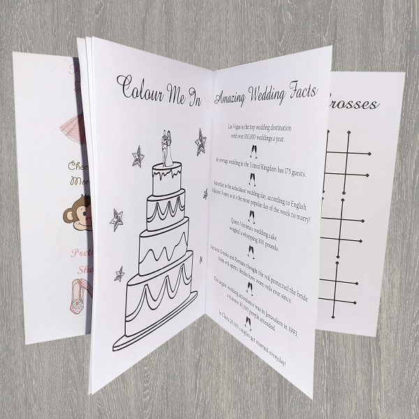 Personalised Childrens Kids Wedding Activity Pack Book Favour Cute AB47 - Image 2