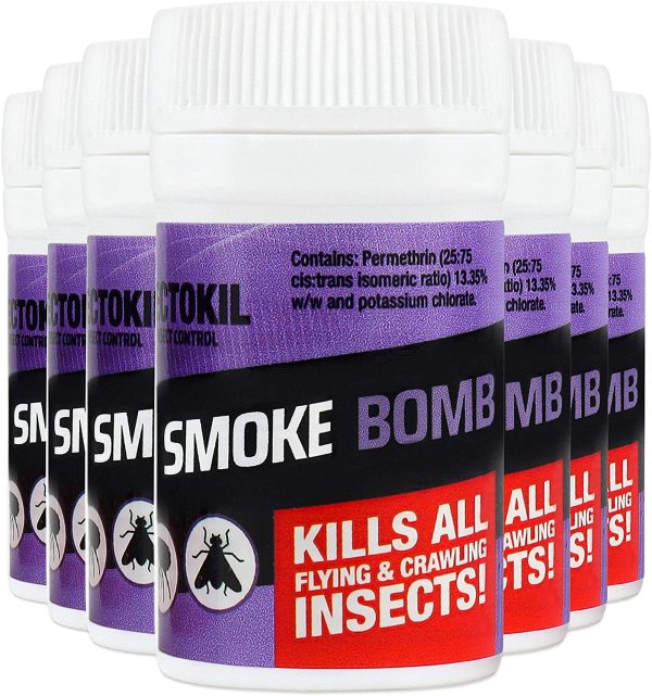 Insectokil Smoke Bombs (Pack of 4) Mini Smoke Bomb Foggers For Effective Control Of All Flying And Crawling Insects - Image 6