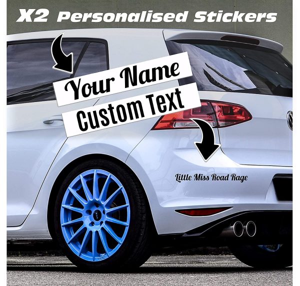 Custom Text Car Sticker Personalised Name Lettering Stickers Vinyl Decal