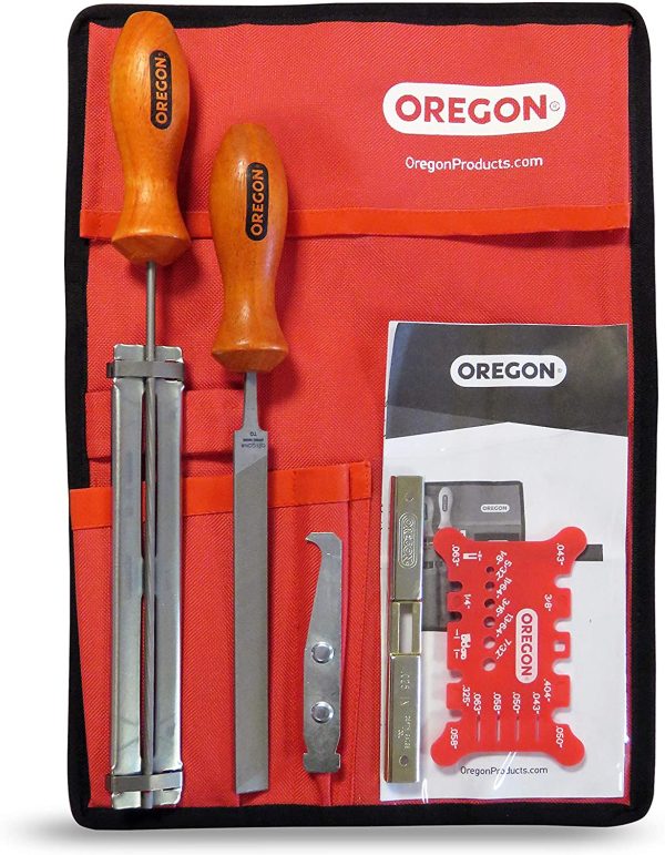 Oregon 90PX052E AdvanceCut? Saw Chain to fit 14-Inc Bosch, Karcher, Husqvarna, Makita Chainsaws, 52 Drive Links & 5.5mm Chain Sharpening and Bar Maintenance Kit for 3/8-Inch Chainsaw Chain - Image 3