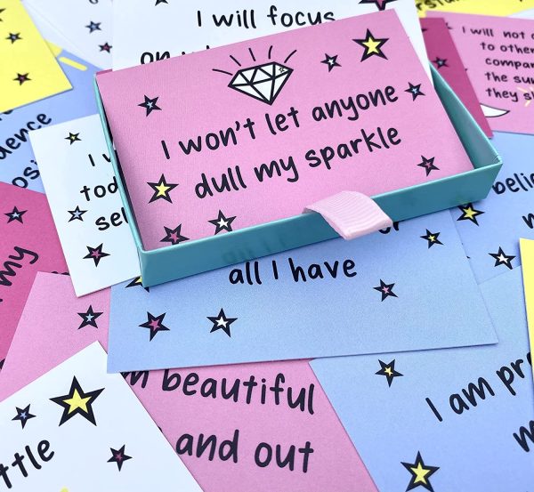 Daily Happiness Affirmation Cards, Positive Affirmation Deck, Self help cards, girls and kids affirmation cards - Image 6