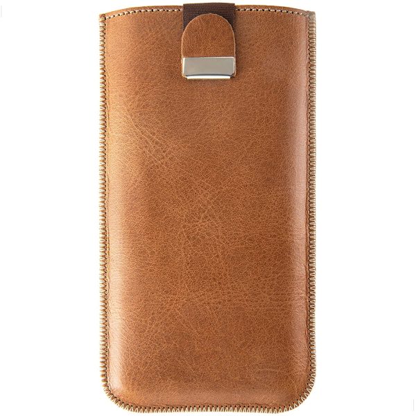 Italian Leather Case for iPhone 13/13 Pro, Pouch with Magnetic Pull Band - Image 6