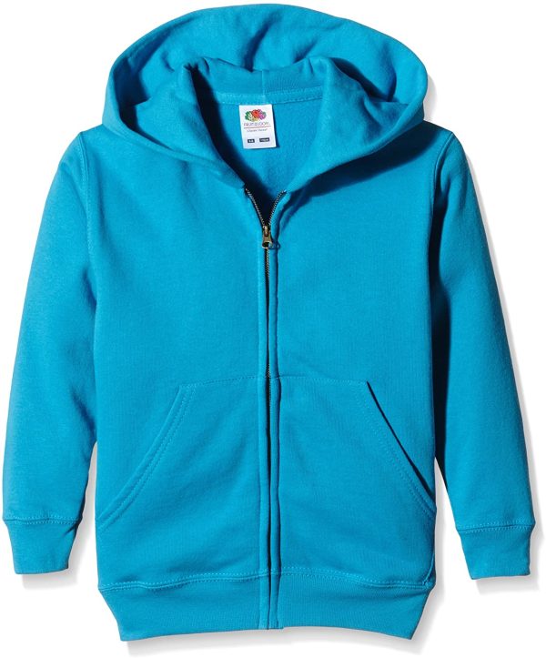 Fruit of the Loom Baby Zip Front Classic Hooded Sweat