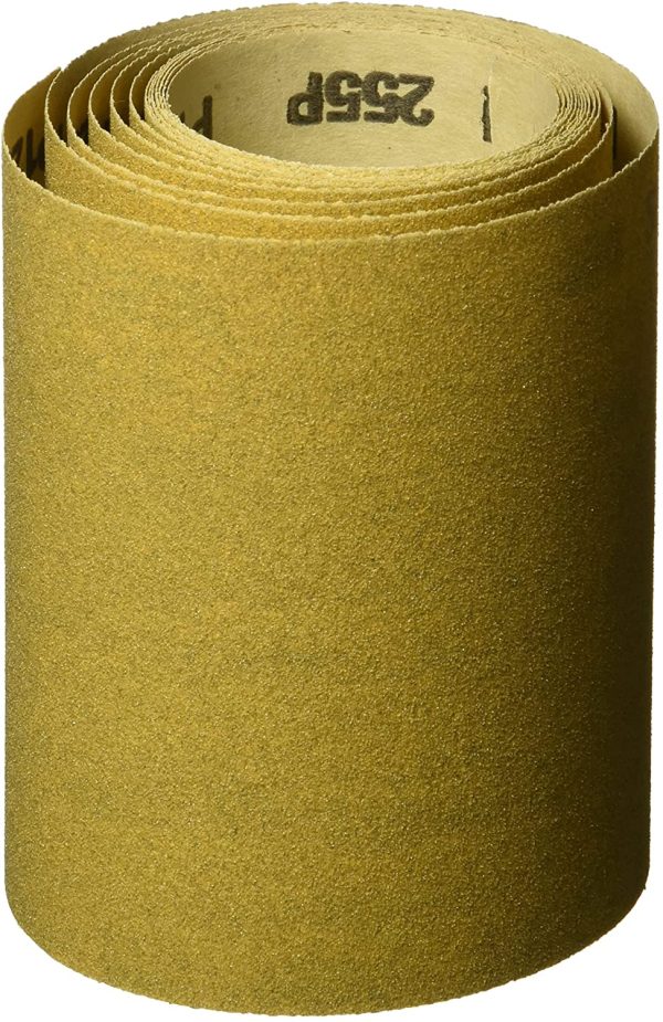 SandBlaster 025120UK Medium P120 115mm x 2.5m Sandpaper Roll with Bare Surfaces - Image 4